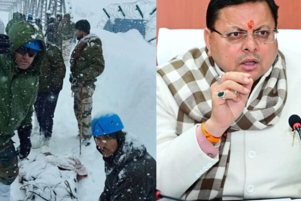 माणा हिमस्खलन की सीएम धामी ने खुद संभाली कमान, देर रात पुनः की कार्यों की समीक्षा माणा हिमस्खलन की सीएम धामी ने खुद संभाली कमान, देर रात पुनः की कार्यों की समीक्षा