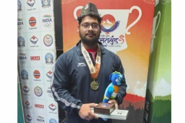 विवेक पांडे ने पुरुषों की 109+ भारवर्ग वेटलिफ्टिंग में कांस्य पदक जीत, उत्तराखंड का मान बढ़ाया