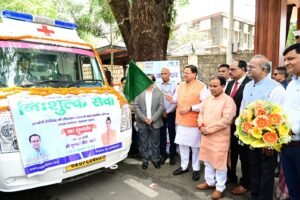 मुख्यमंत्री ने किया 5 मोबाइल मेडिकल यूनिट का शुभारम्भ