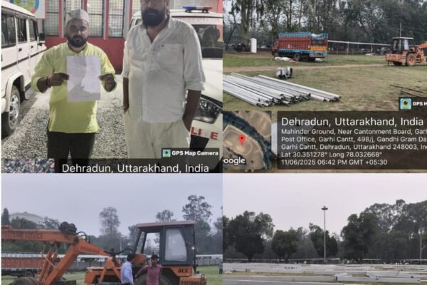 टेंडर घोटाले ने मचाई हलचल — उत्तराखंड स्वाभिमान मोर्चा के अध्यक्ष बॉबी पंवार और उपाध्यक्ष त्रिभुवन चौहान के हस्तक्षेप के बाद रद्द हुआ कृषि मेला