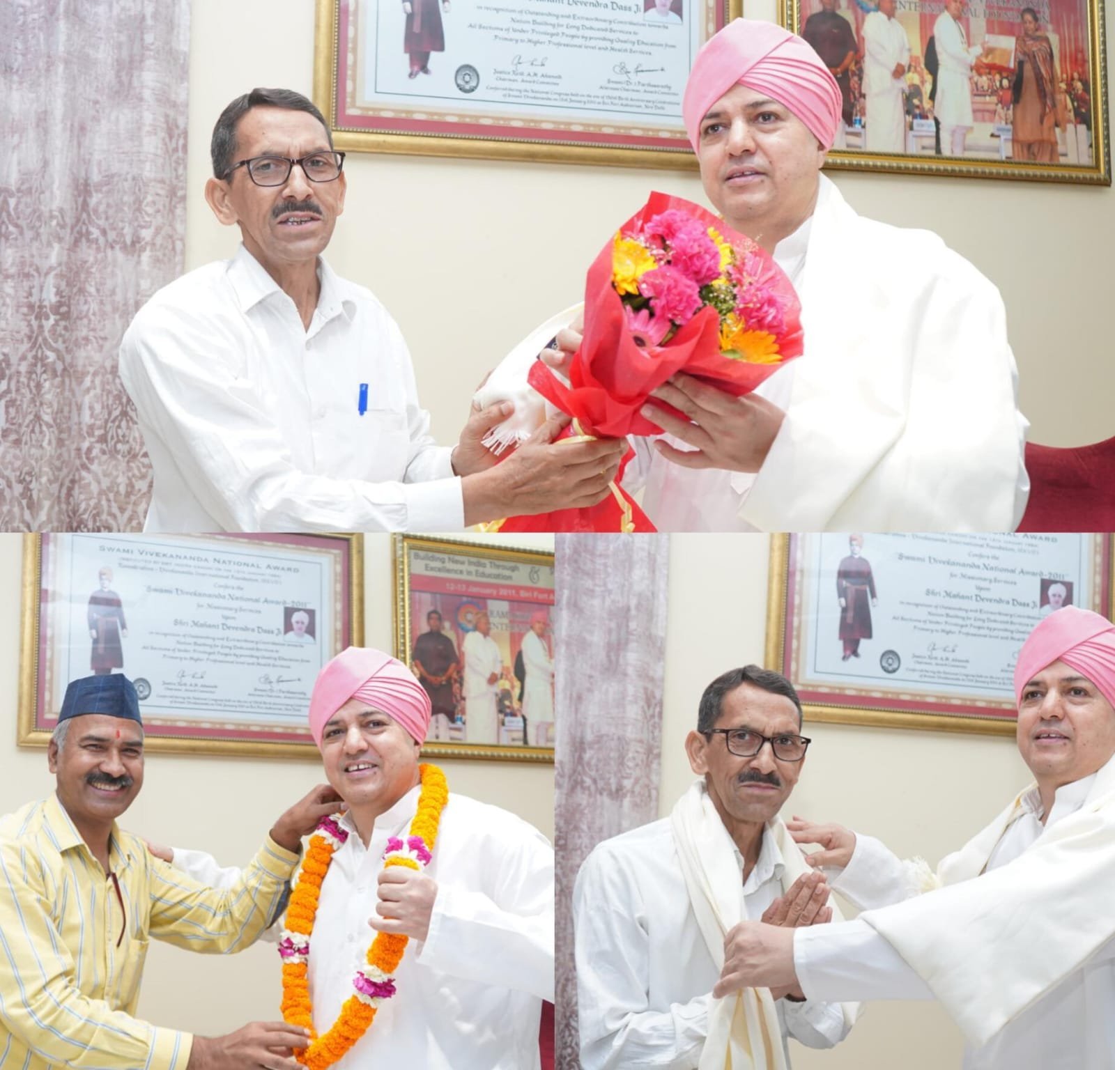 उत्तराखण्ड राज्य आंदोलनकारी सम्मान परिषद के उपाध्यक्ष ने श्री दरबार साहिब में टेका मत्था