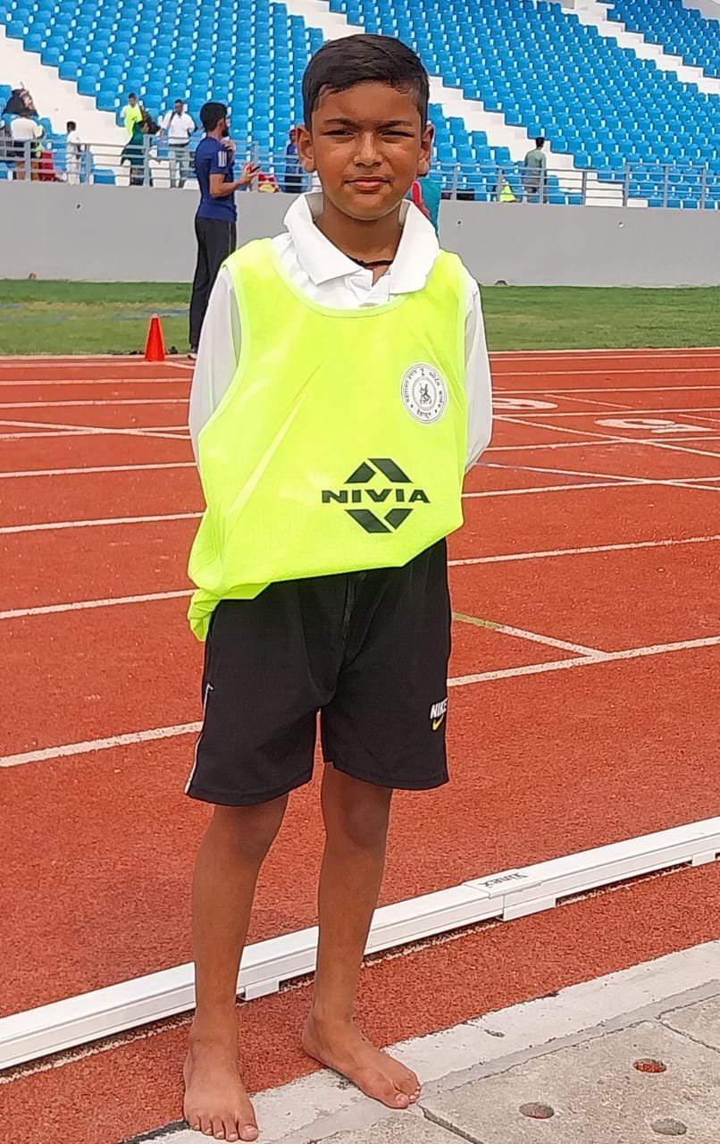 अंशदीप का हुआ है महाराणा प्रताप स्पोर्ट्स कालेज में चयन।