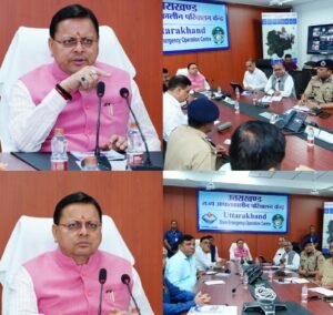 मुख्यमंत्री ने राज्य आपतकालीन परिचालन केन्द्र पहुंचकर प्रदेश में हो रही अतिवृष्टि का लिया जायजा