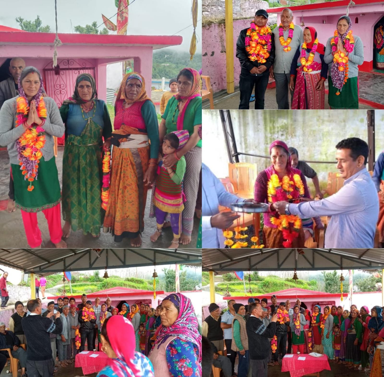 ऐतिहासिक पहल:लगातार तीसरी बार निर्विरोध प्रधान चुनी गई ग्राम महर गांव मल्ला हिंदाव की विनीता कैंतुरा