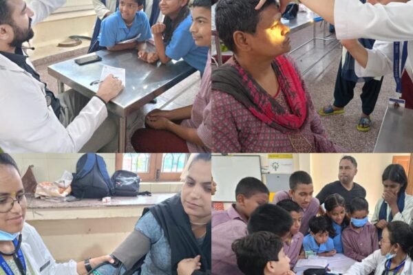 श्री महंत इन्दिरेश अस्पताल की मेडिकल टीम ने जांचा श्री श्रद्धानन्द बाल वनीता आश्रम के बच्चों का स्वास्थ्य