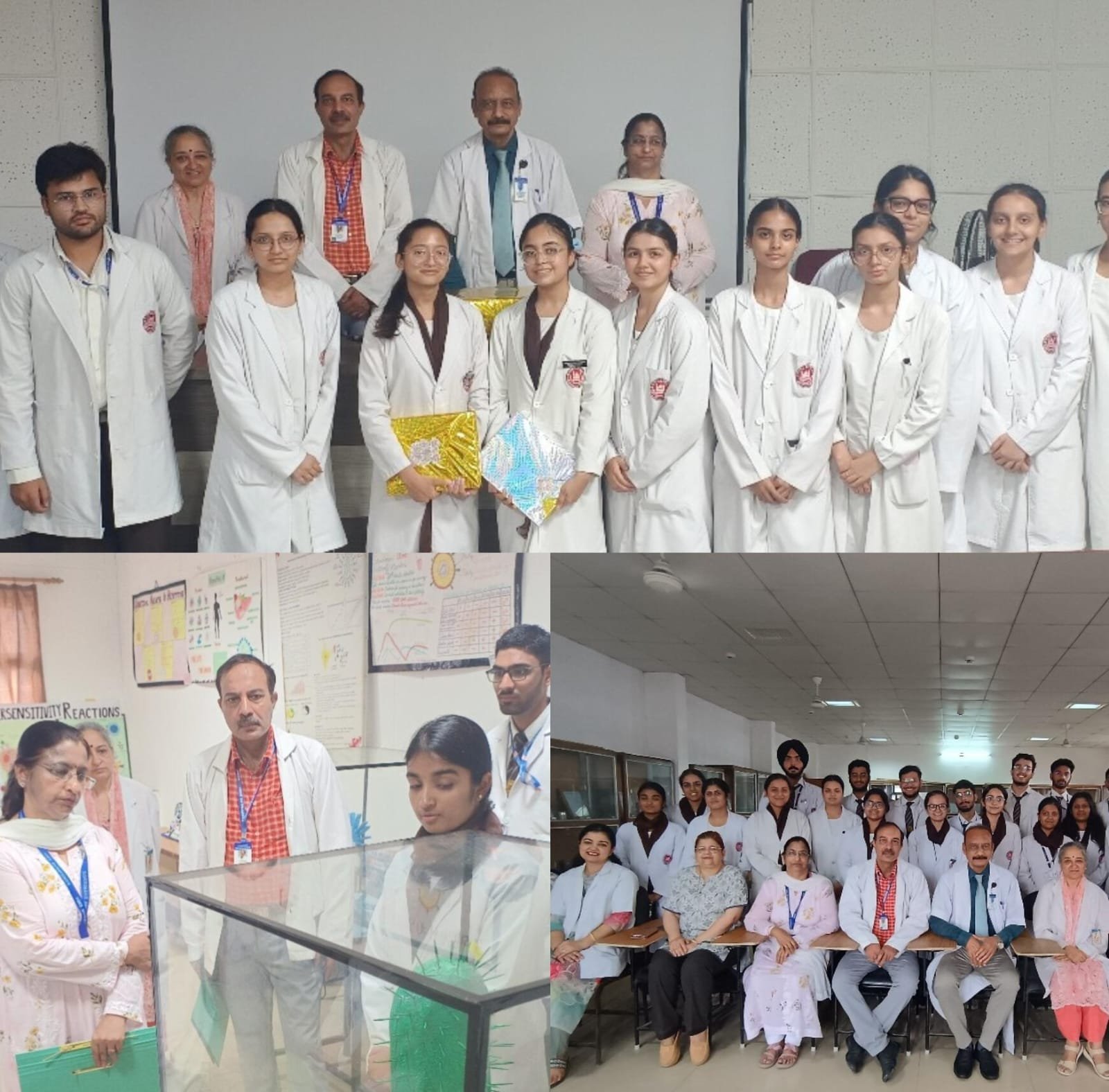 श्री गुरु राम राय मेडिकल काॅलेज में मेडिकल माॅडल प्रस्तुतिकरण में तितिक्षा रावत व टीम अव्वल