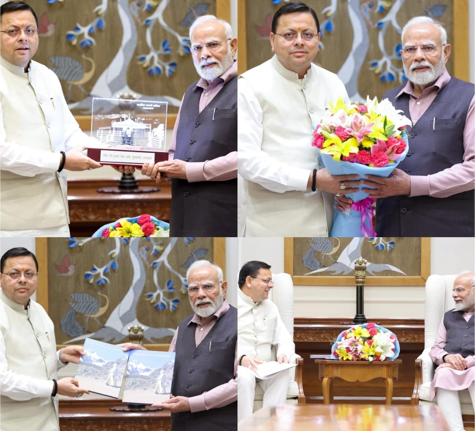 सीएम पुष्कर सिंह धामी ने पीएम मोदी से की मुलाकात