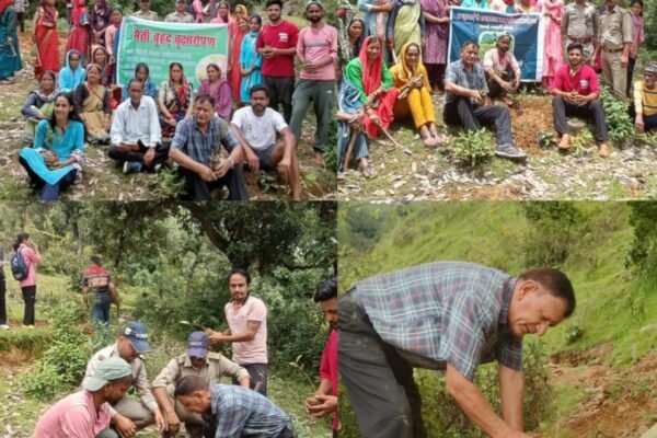 मैती श्री राम वन में पद्मश्री कल्याण सिंह रावत ने किया हरेला पर वृक्षारोपण