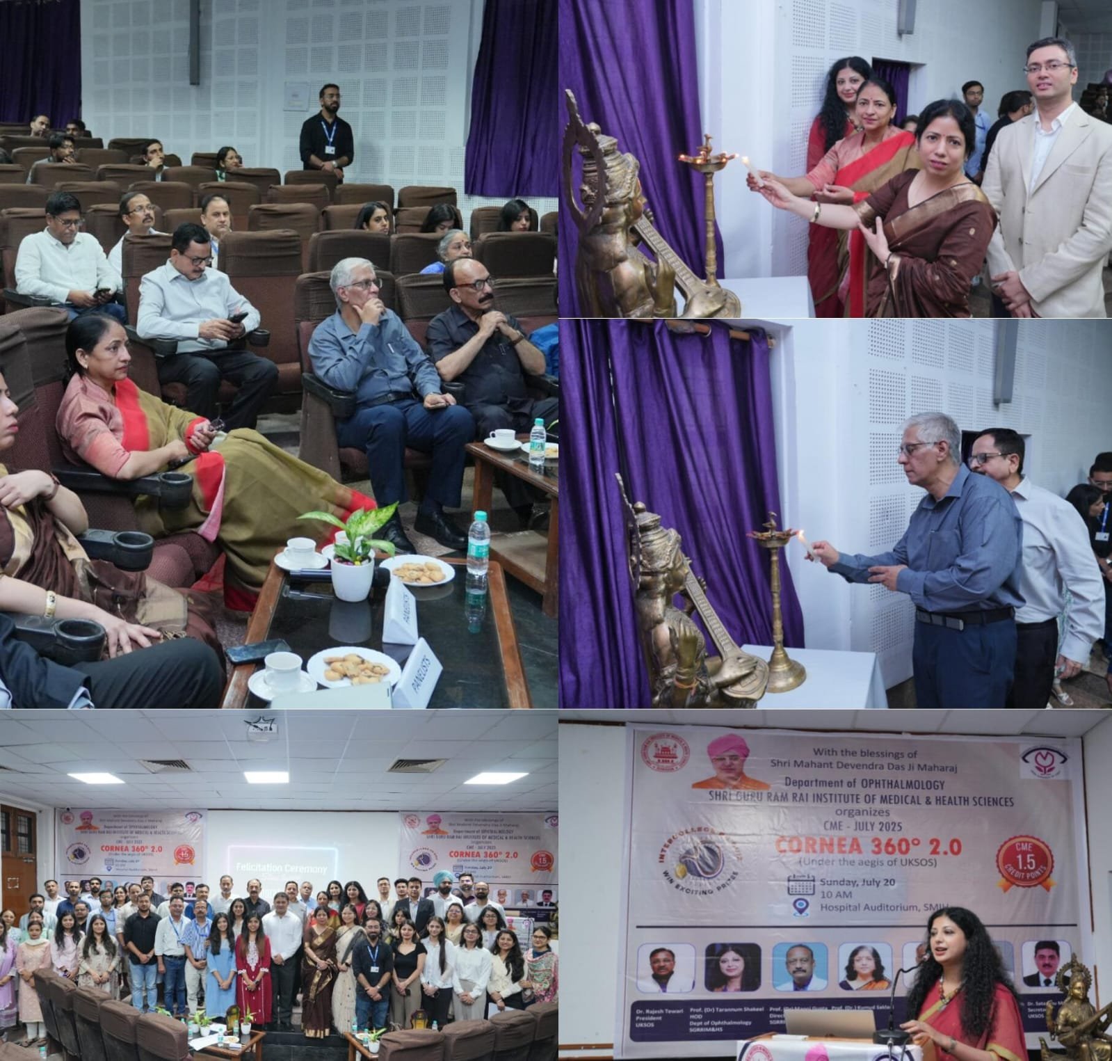 श्री महंत इन्दिरेश अस्पताल में विशेषज्ञ बोले रूमेटाॅइड रोगी काॅर्नियल अल्सर से आंखों को कैसे बचाएं