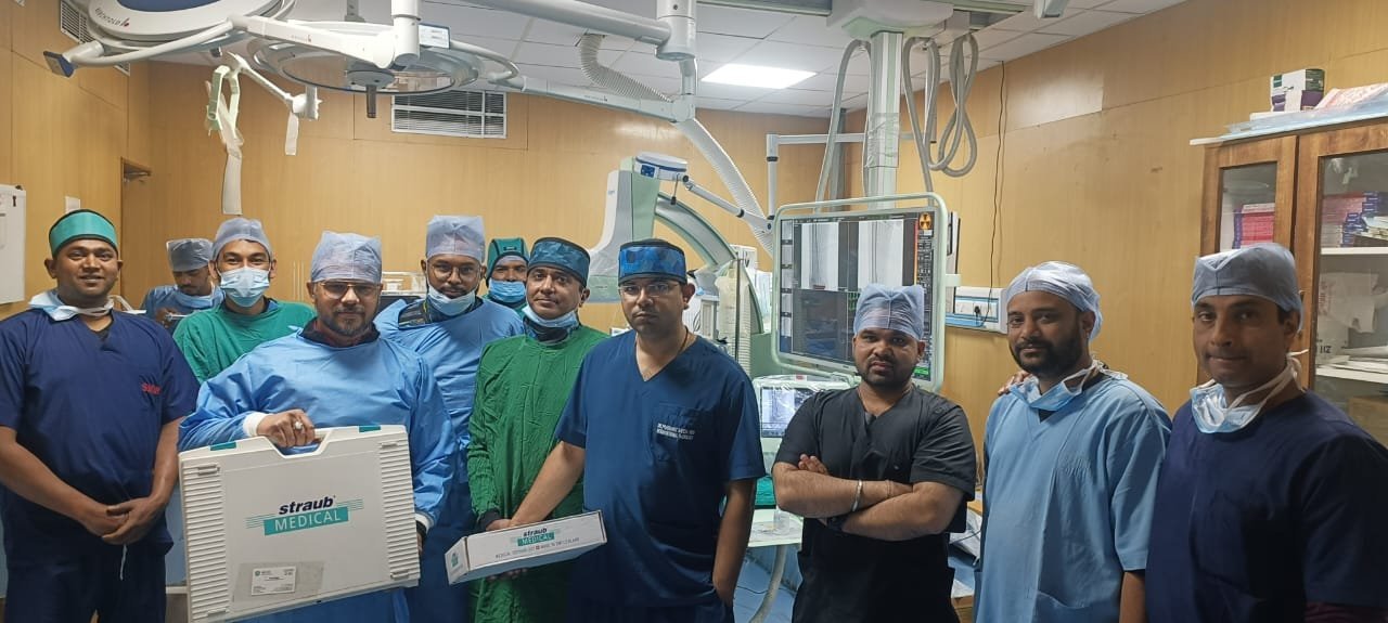 उत्तराखंड में पहली बार श्री महंत इन्दिरेश अस्पताल में सफल रोटारेक्स मेकेनिकल थ्रॉम्बेक्टॉमी