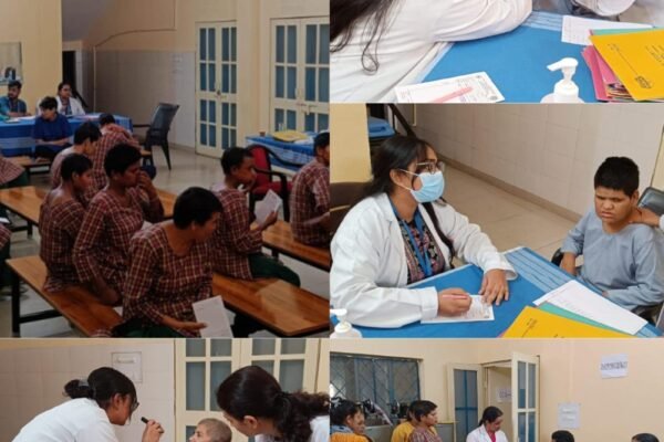 श्री महंत इन्दिरेश अस्पताल के डाॅक्टरों ने जाॅचां नारी निकेतन की संवासिनियों का स्वास्थ्य