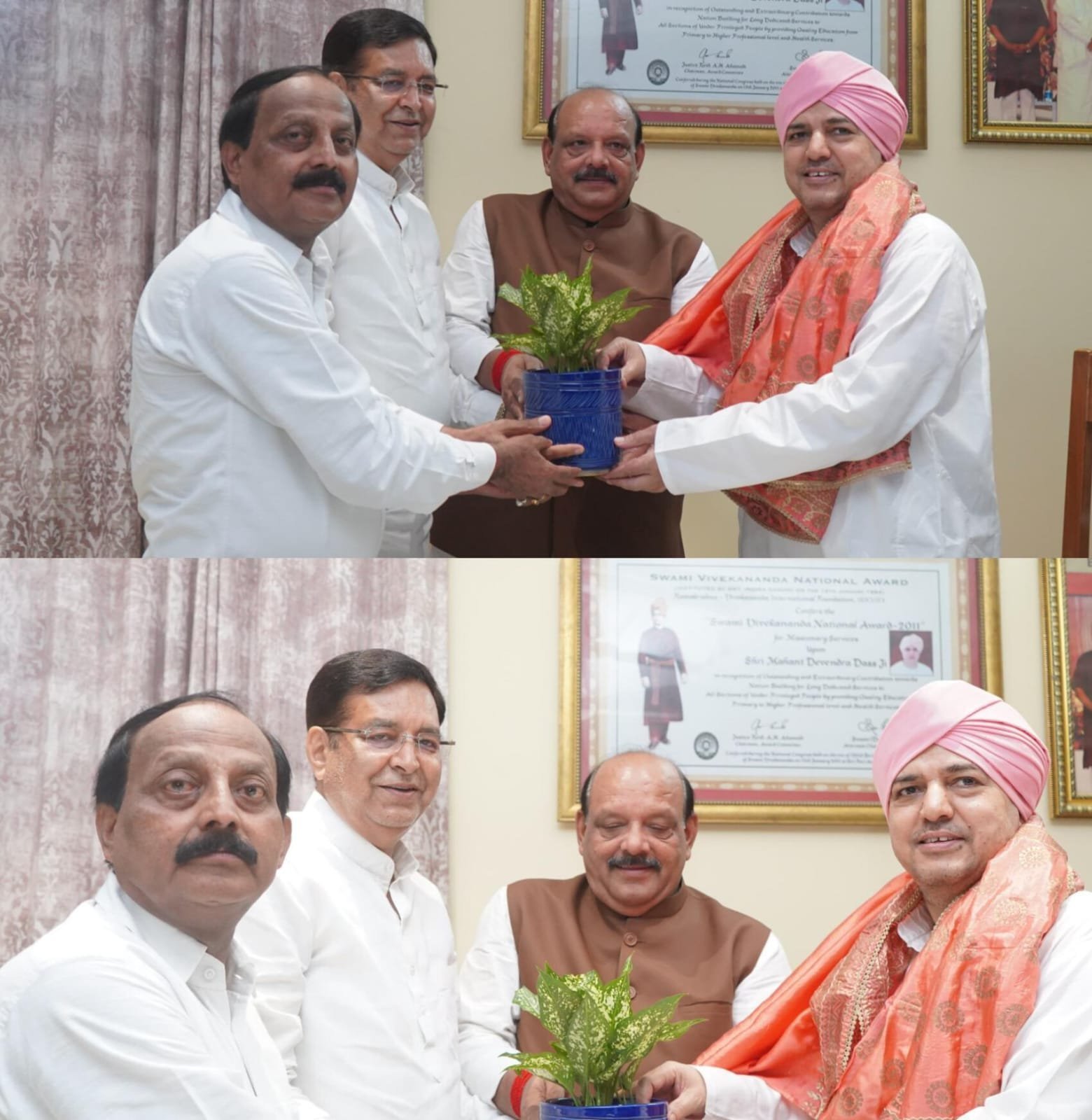 विधायक प्रीतम सिंह सहित कांग्रेस प्रतिनिधिमंडल ने श्री दरबार साहिब में टेका मत्था