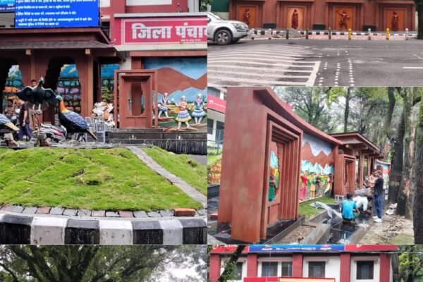 गढ़-कुमाऊ की सस्कृति से सुशोभित हो रहा है कुठालगेट परिसर,सोमवार को जिलाधिकारी सविन बंसल करेंगे निरीक्षण