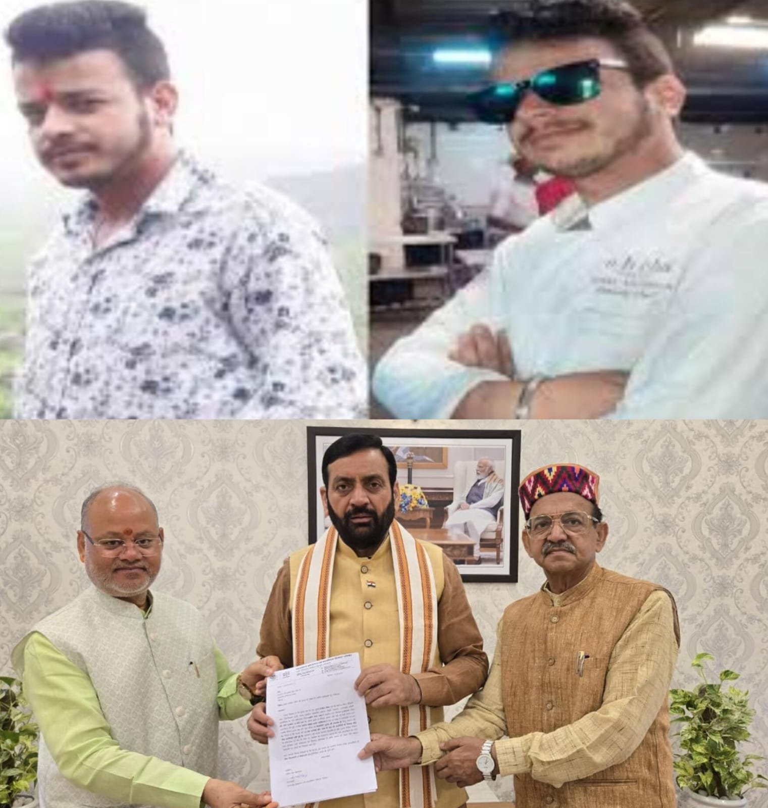 घनसाली के साहिल बिष्ट हत्याकांड: राज्यमंत्री वीरेंद्र दत्त सेमवाल की हरियाणा CM से मुलाकात; हत्यारों की शीघ्र गिरफ्तारी व पीड़ित परिवार को मुआवजे की मांग