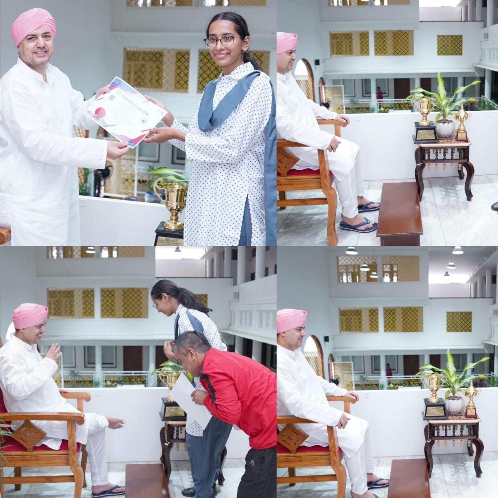 टेबल टैनिस खिलाड़ी स्तुति कुकरेती की प्रतिभा को श्री गुरु राम राय विश्वविद्यालय ने किया सम्मानित