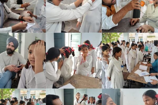 एममकेपी इंटर कॉलेज में श्री महंत इन्दिरेश अस्पताल का निःशुल्क स्वास्थ्य शिविर