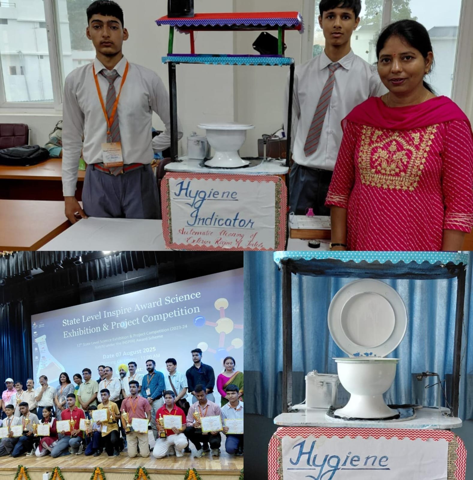 एसजीआरआर पब्लिक स्कूल वसंत विहार के बाल वैज्ञानिकों ने दिखाई प्रतिभा