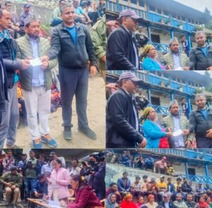 धराली में 98 आपदा प्रभावित परिवारों को मिली पाँच-पाँच लाख रुपये की तत्कालिक सहायता