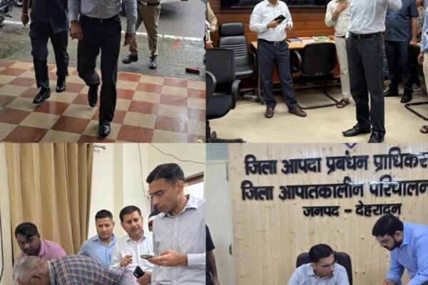 जिले में मूसलाधार बारिश, ग्राउंड जीरो पर डीएम, प्रातःकाल से ही सड़कों पर स्थिति का लिया जायजा।