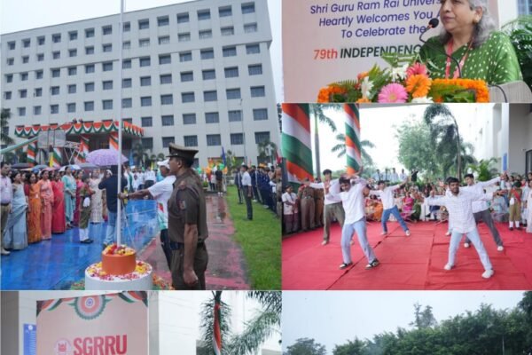 एसजीआरआर विश्वविद्यालय में 79वां स्वतंत्रता दिवस तिरंगे की शान और देशभक्ति का उत्सव