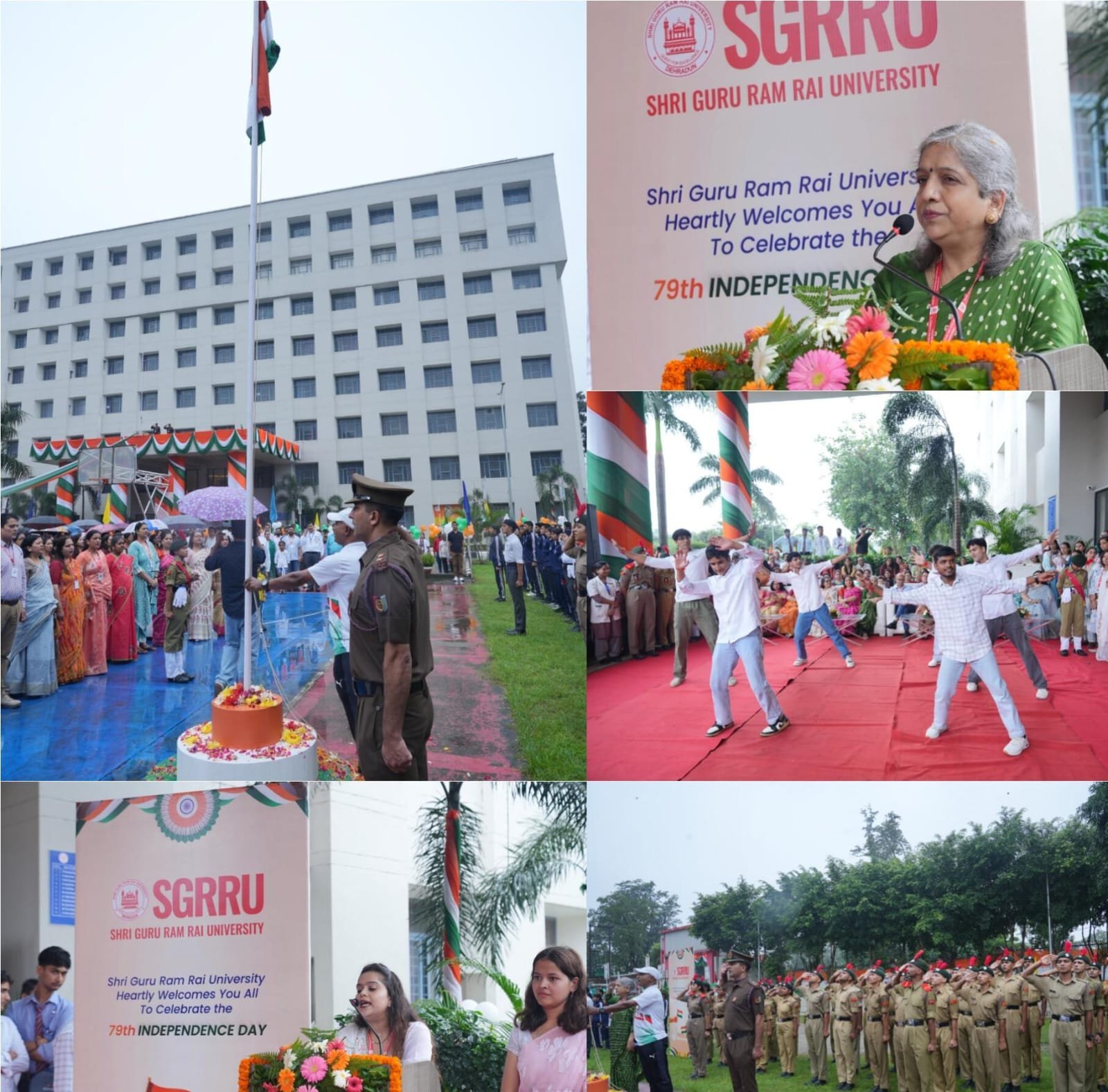 एसजीआरआर विश्वविद्यालय में 79वां स्वतंत्रता दिवस तिरंगे की शान और देशभक्ति का उत्सव