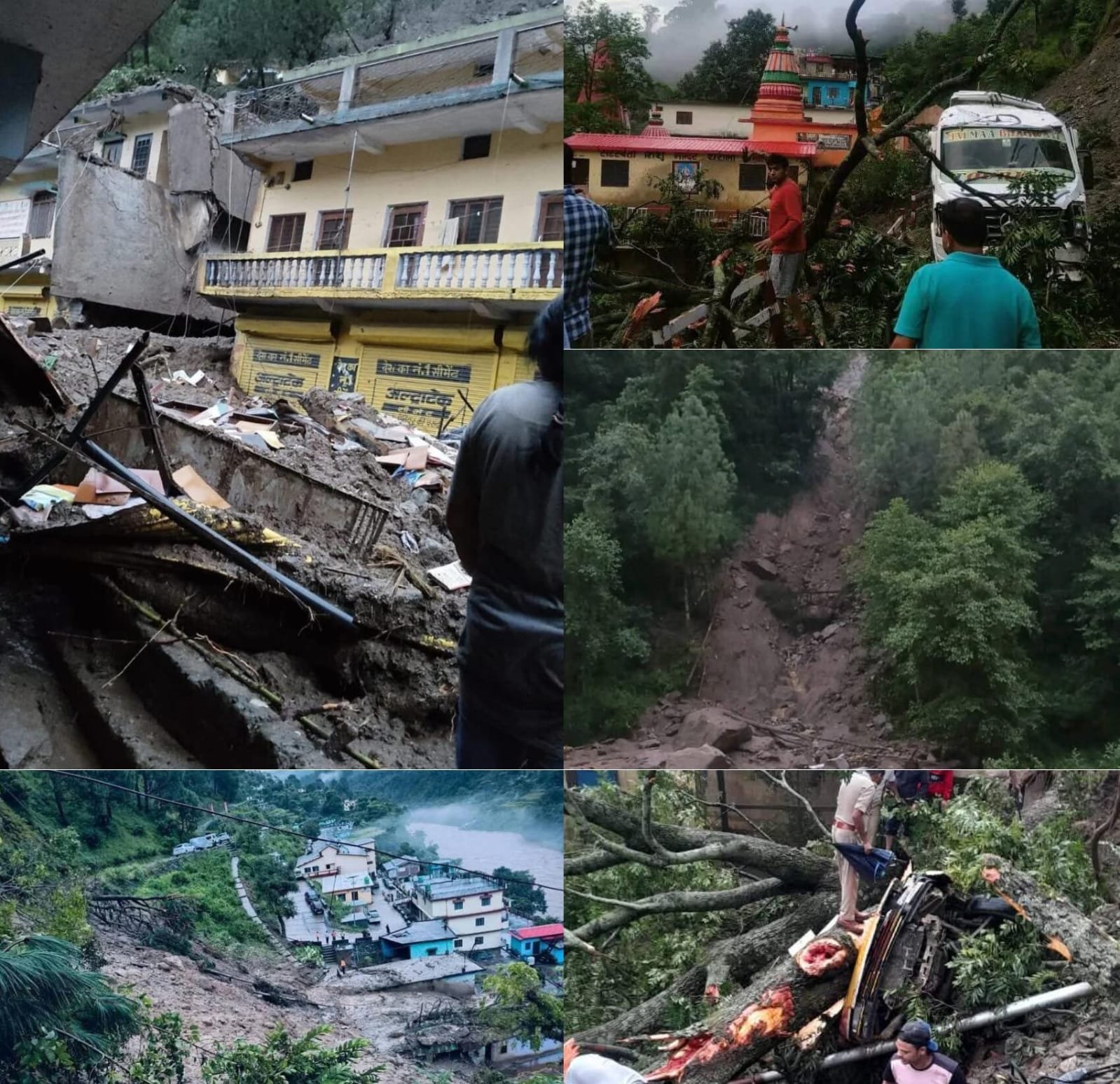 हे भगवान धराली के बाद थराली में बादल फटने से भारी तबाही,एक की मौत दो लापता: देखें वीडियो