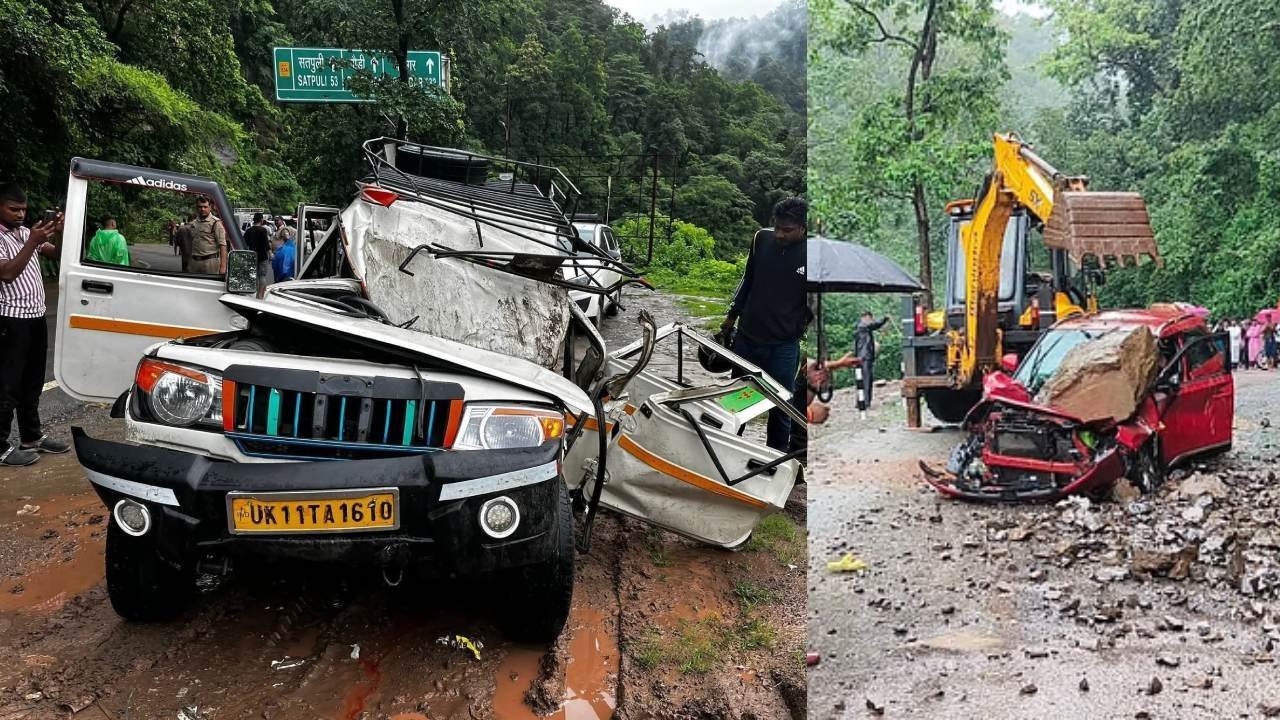 दुखद खबर: उत्तराखंड में दर्दनाक सड़क हादसा दो की मौत 6 घायल :देखें वीडियो