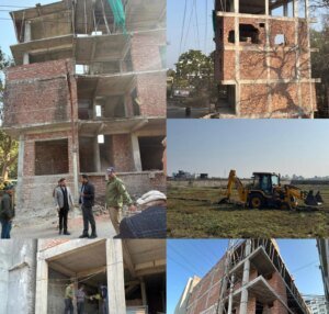 अवैध निर्माण व प्लॉटिंग पर एमडीडीए का शिकंजा, कई स्थानों पर सीलिंग व ध्वस्तीकरण की कार्रवाई