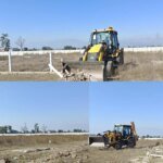 मसूरी–देहरादून विकास प्राधिकरण की सख्ती, 125 बीघा भूमि पर की जा रही अवैध प्लॉटिंग पर चला एमडीडीए का बुलडोजर