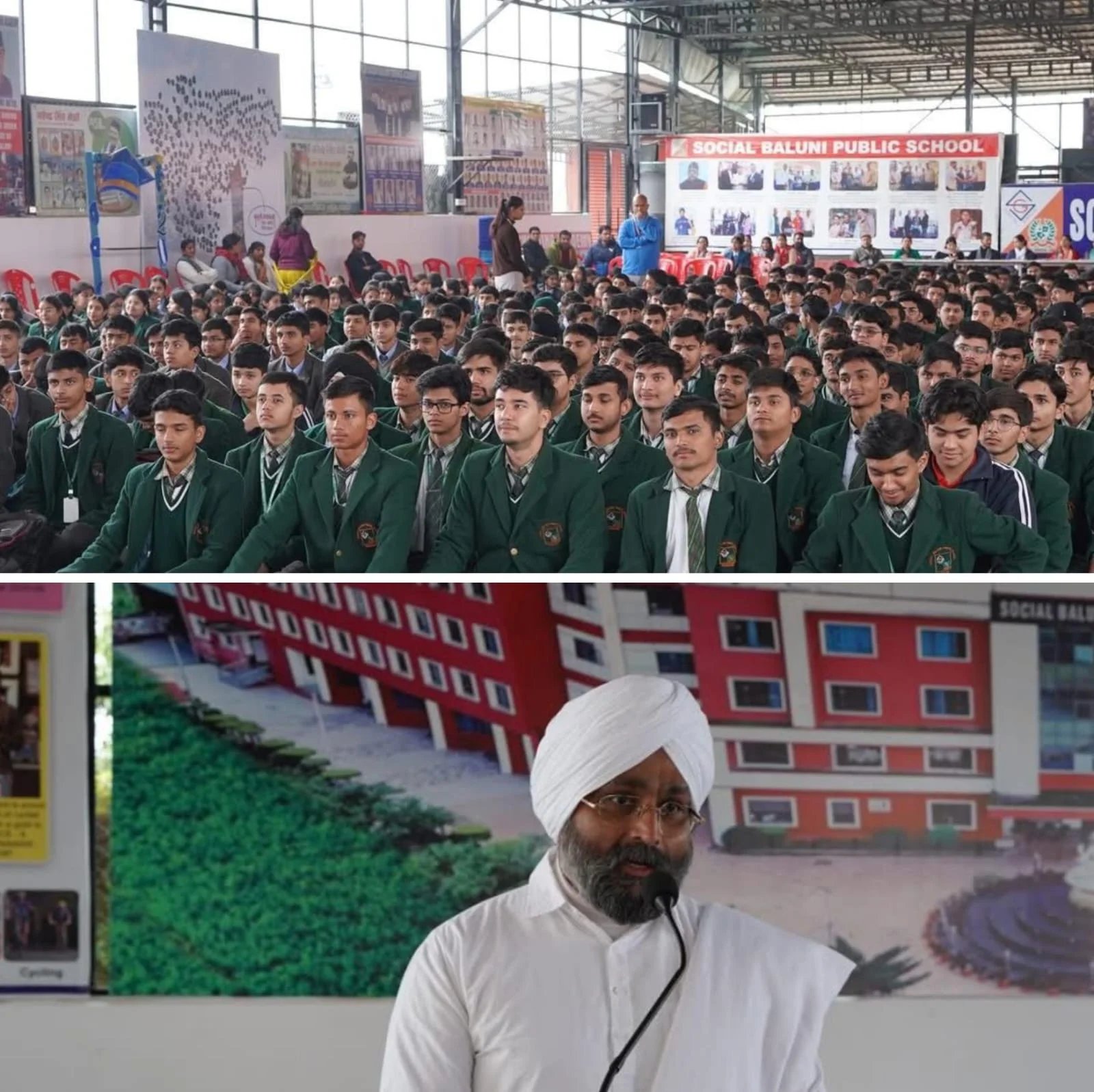 सोशल बलूनी पब्लिक स्कूल में योग, ध्यान एवं मानसिक स्वास्थ्य विशेषज्ञ डॉ. अनिरुद्ध गुरुप्रताप सिंह ने छात्र-छात्राओं से किया ‘ संवाद ‘