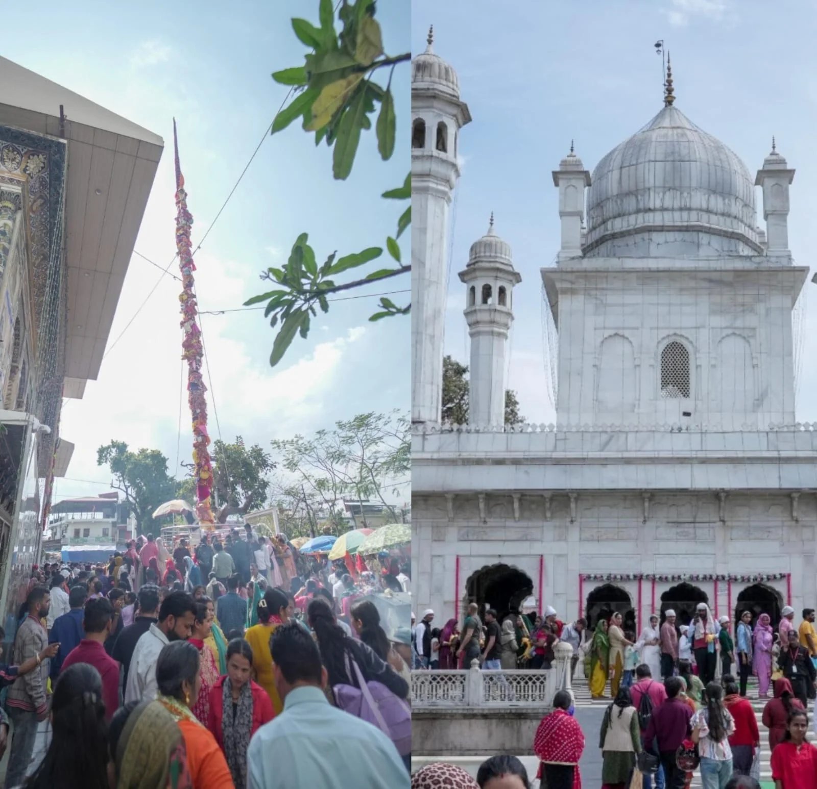 श्री झण्डे जी पर दर्शन मनौतियों के लिए अब लगा दूनवासियों का तांता