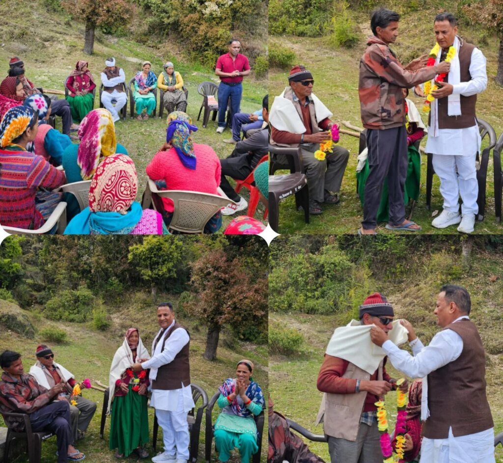 ग्राम पंचायत देवल के सामाजिक कार्यकर्त्ता व भाजपा के सह मीडिया प्रभारी(प्रदेश) कमलेश. उनियाल किया लुठियाग के खल्वा नामी तोक का भ्रमण