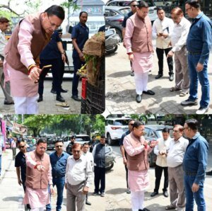 जन शिकायत की पड़ताल करने मौके पर पहुंचे सीएम धामी, अधिकारियों को वीडियो कॉल कर दिखाई उनकी नाकामी