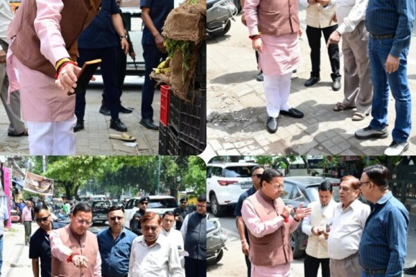 जन शिकायत की पड़ताल करने मौके पर पहुंचे सीएम धामी, अधिकारियों को वीडियो कॉल कर दिखाई उनकी नाकामी