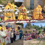 ग्राम लुठियाग चिरबटिया में तीन दिवसीय दिव्य और भव्य (थल्लू)मेला का देव डोलियो के नृत्य के साथ शुभारंभ
