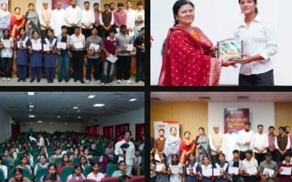 श्री गुरु राम राय विश्वविद्यालय ने किया टॉपर्स का सम्मान