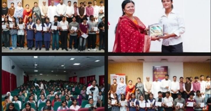 श्री गुरु राम राय विश्वविद्यालय ने किया टॉपर्स का सम्मान