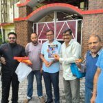 अंकिता ध्यानी के स्वर्ण पदक जीतने पर लैंसडाउन में मिठाई बाँट कर क्षेत्रवासियों ने जताई खुशी।