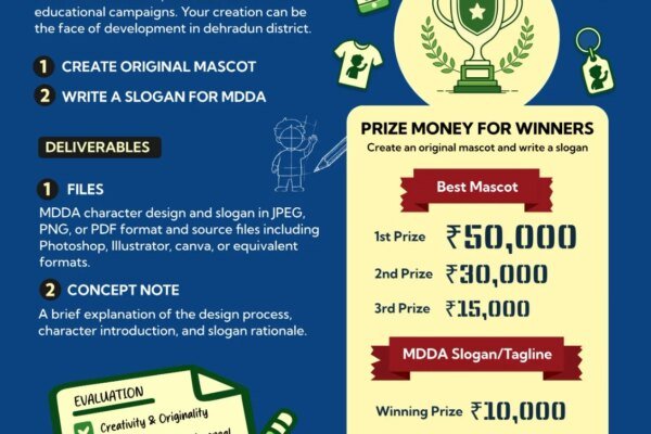 अब जनता बनाएगी एमडीडीए की नई पहचान, मैस्कॉट डिज़ाइन पर मिलेगा ₹50 हजार का इनाम