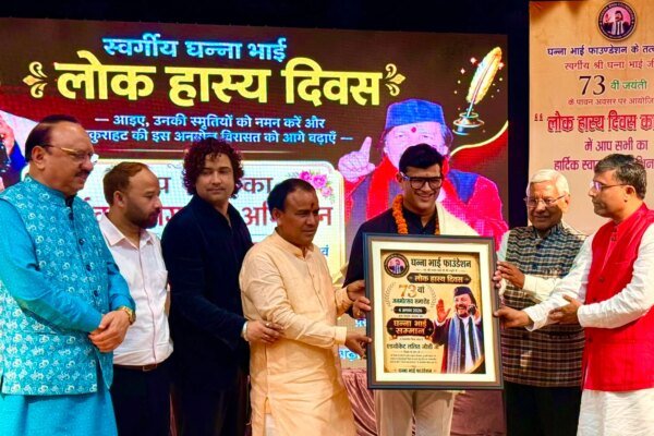नशा उन्मूलन और मिशन एजुकेशन के लिए एडवोकेट ललित मोहन जोशी को मिला ‘घन्ना भाई सम्मान-2026