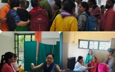 बहु विशेषज्ञ स्वास्थ्य शिविर में 294 मरीजों की हुई निशुल्क जांच