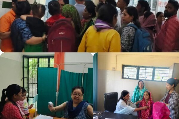 बहु विशेषज्ञ स्वास्थ्य शिविर में 294 मरीजों की हुई निशुल्क जांच