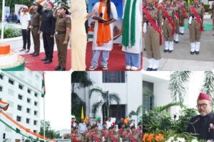 एसजीआरआर विश्वविद्यालय तिरंगे के रंग में रंगा