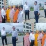 आढ़त बाजार के विकास कार्यों का विधायक विनोद चमोली और एमडीडीए उपाध्यक्ष बंशीधर तिवारी ने किया स्थलीय निरीक्षण