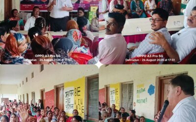 कांग्रेस उपाध्यक्ष राजीव महर्षि ने कैंट विधानसभा में किया जनसंपर्क