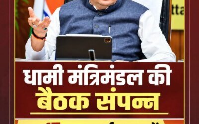 धामी कैबिनेट के 17 बड़े फैसले: शहीदों की गांवों में लगेंगी मूर्तियां, उपनल कर्मियों को समान काम-समान वेतन का रास्ता साफ