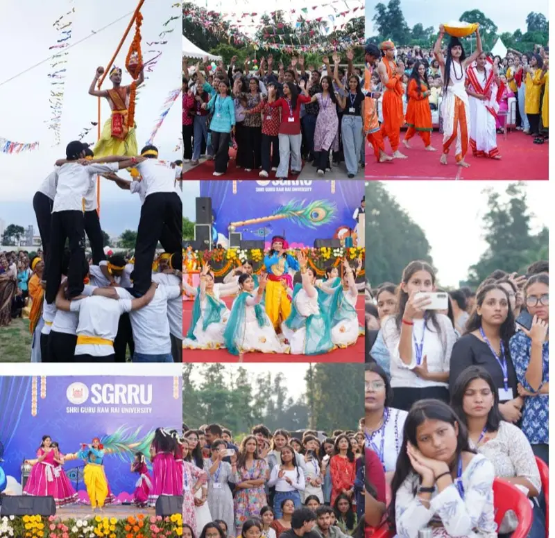 गुरु राम राय विश्वविद्यालय में श्रीकृष्ण जन्मोत्सव की धूम