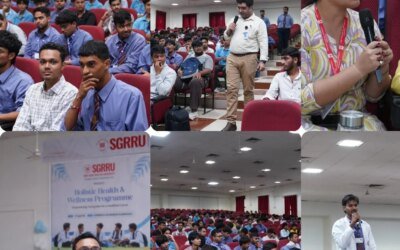 एसजीआरआरयू में छात्रों के समग्र स्वास्थ्य विकास को लेकर प्रेरणादायी कार्यक्रम