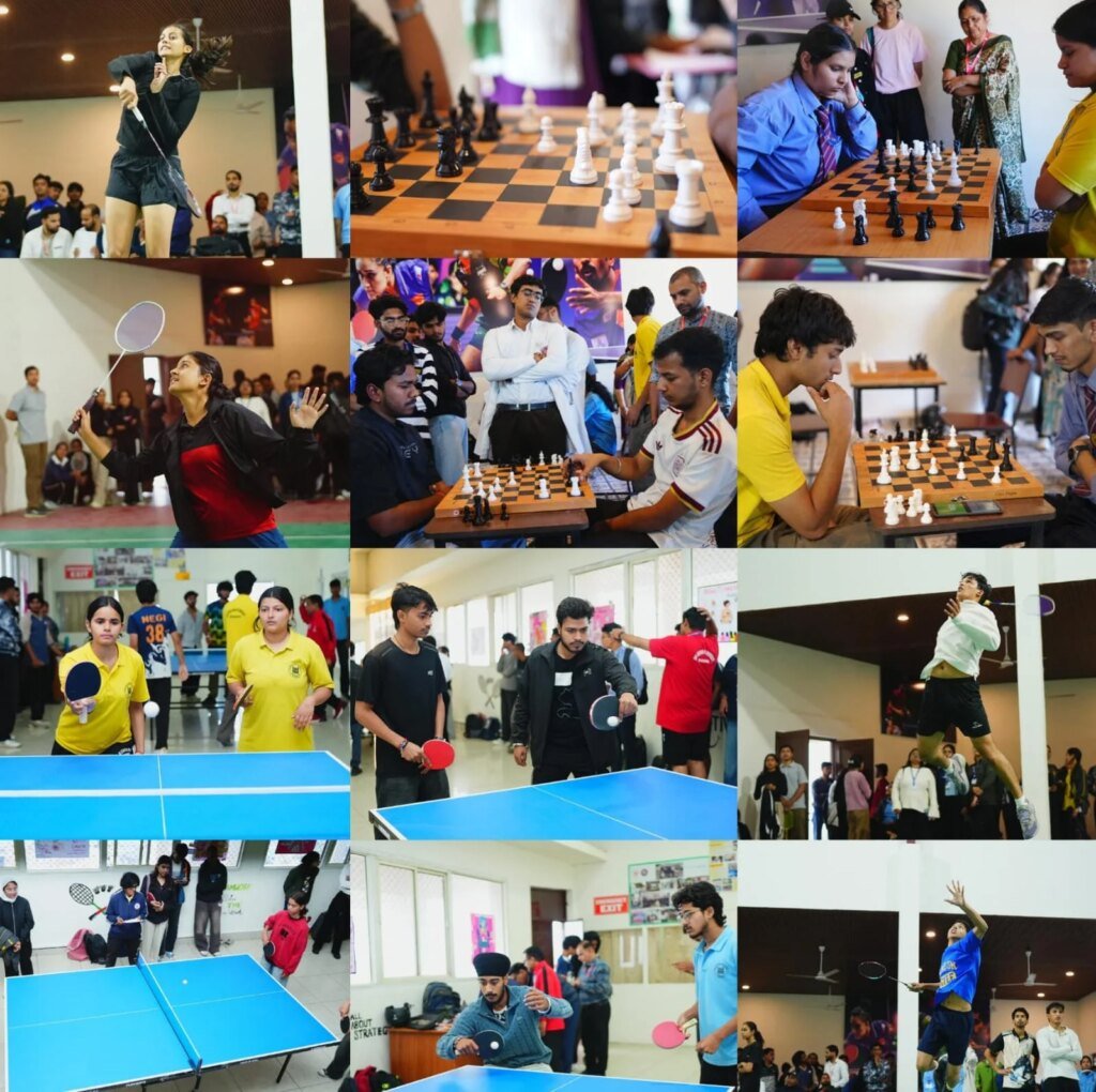 श्री गुरु राम राय विश्वविद्यालय के खेलोत्सव में शतरंज, टेबल टेनिस और बैडमिंटन के रोमांचक मुकाबले